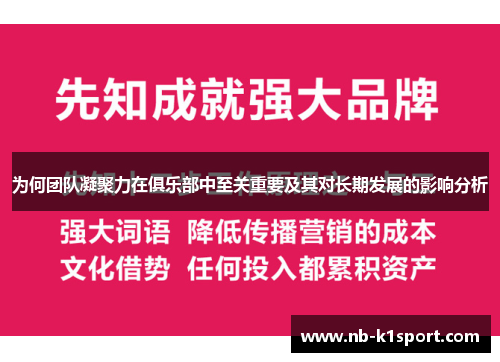 为何团队凝聚力在俱乐部中至关重要及其对长期发展的影响分析